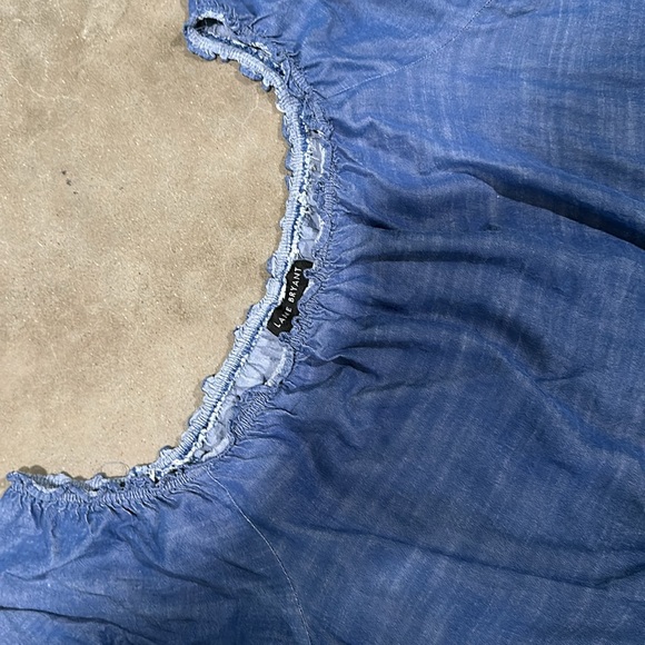 Denim off shoulder top - Picture 2 of 3